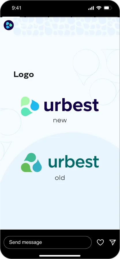 Urbest mobile app screen