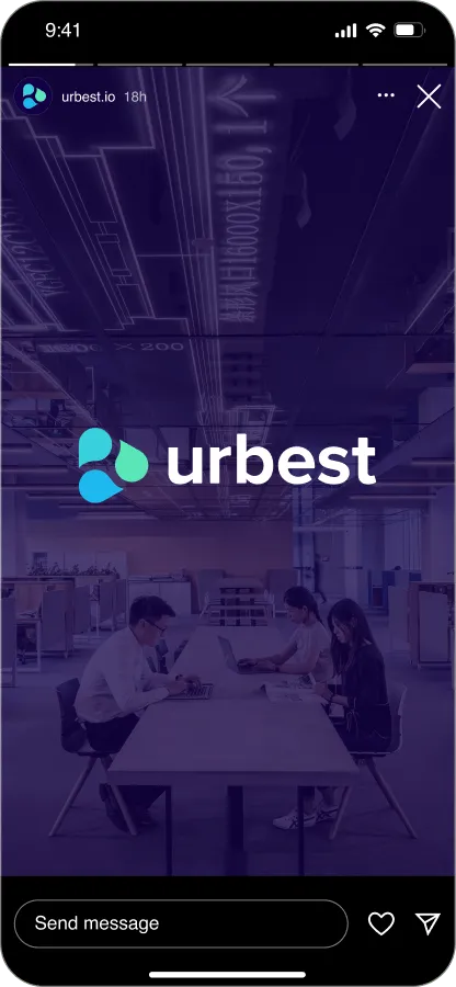 Urbest mobile app screen