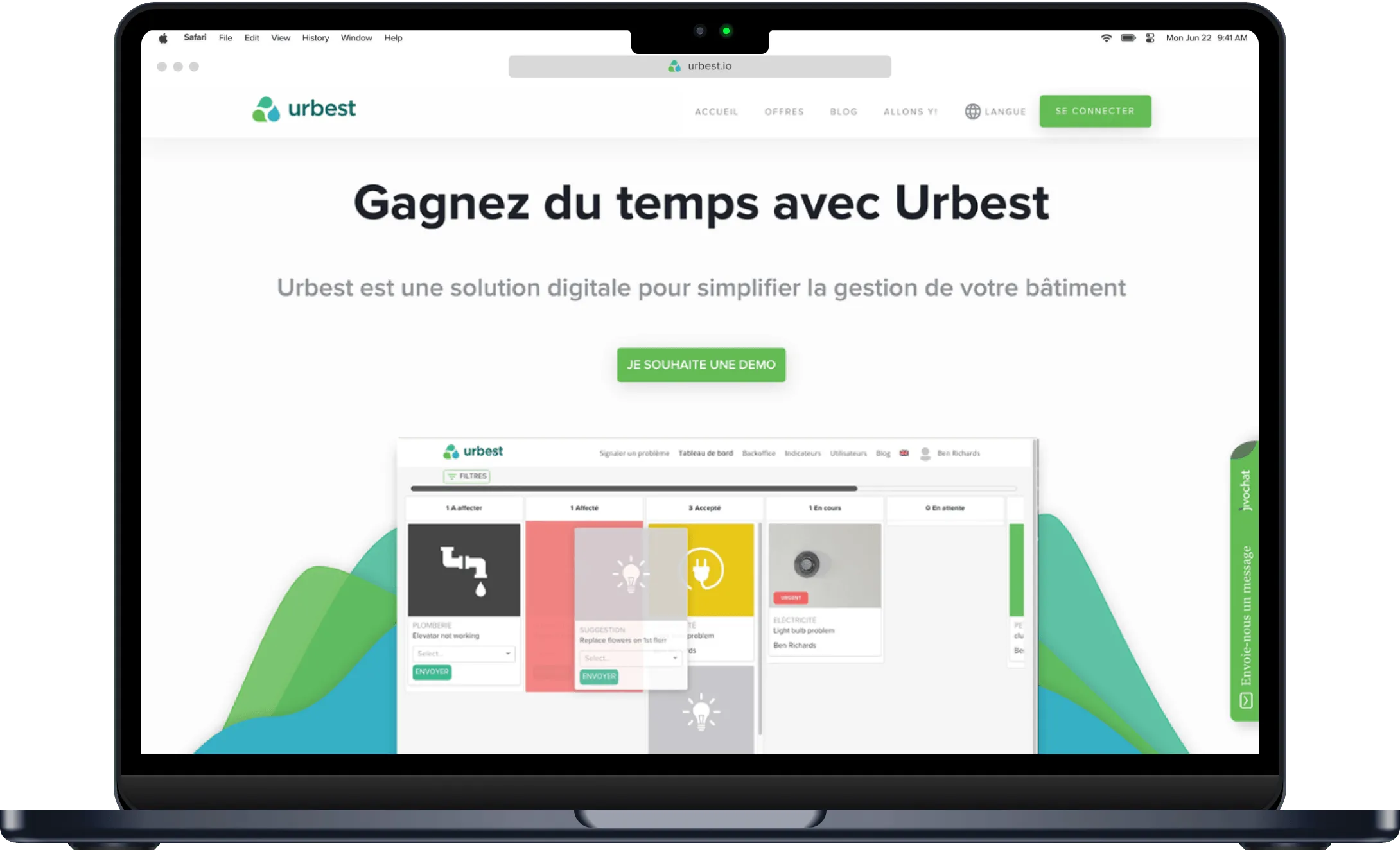 Urbest website before the rebrand